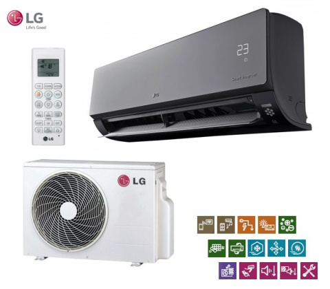 Klimatyzator LG AM09BP ARTCOOL 2,5 kW WiFi pomieszczenie 25m2