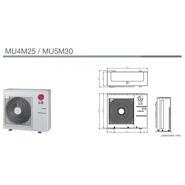 Klimatyzator Multi LG MU4M25 (jedn. zewnętrzna)