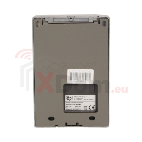 Zestaw wideodomofonowy 2-rodzinny OPT bezsłuchawkowy, kolor 7”, menu OSD, natynkowy, biały, PARS MULTI