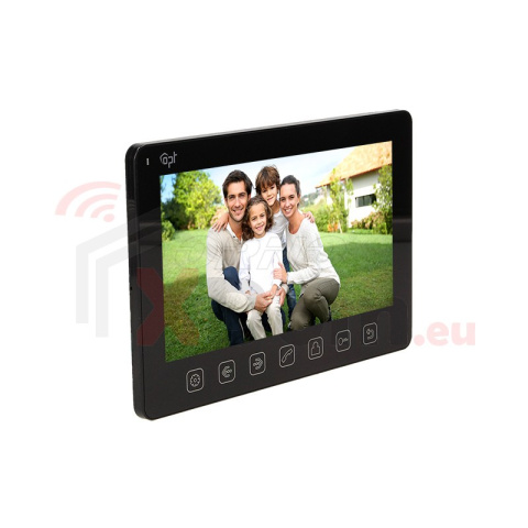 Zestaw wideodomofonowy 2-rodzinny OPT bezsłuchawkowy, kolor 7”, menu OSD, natynkowy, czarny, PARS MULTI