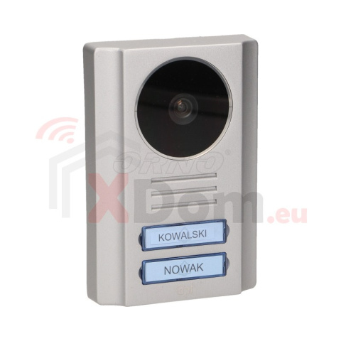 Zestaw wideodomofonowy 2-rodzinny OPT bezsłuchawkowy, kolor 7”, menu OSD, natynkowy, czarny, PARS MULTI