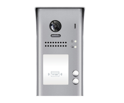 KASETA ZEWNĘTRZNA WIDEODOMOFONU ''EURA'' VDA-81A5 ''2EASY'' natynkowa 2-lokatorska fisheye z funkcją karty zbliżeniowej