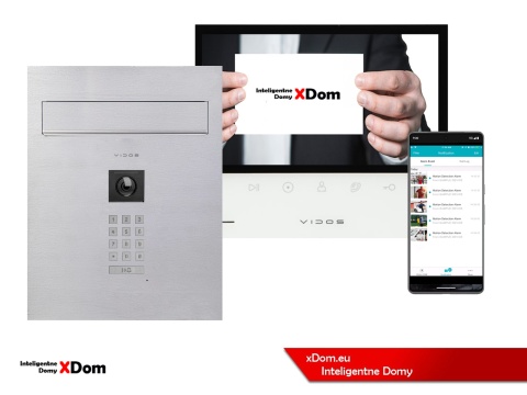 Wideodomofon WiFi Vidos z szyfratorem Vidos S14D-SKP M13-XT Wifi TUYA