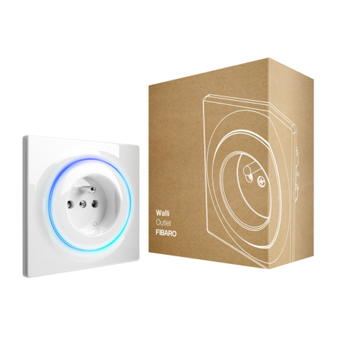 Gniazdko type E białe FIBARO FGWSONE-011 Walli N Outlet
