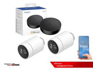 Zestaw do ogrzewanie smart Aqara (Głowica Termostatyczna E1 + Centrala M2)