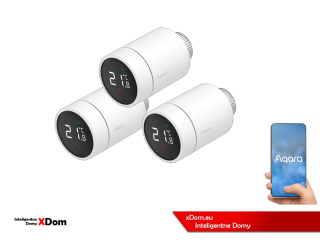 Zestaw do ogrzewanie smart Aqara (Głowica Termostatyczna E1 + Centrala M2)