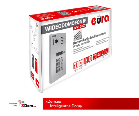 WIDEODOMOFON IP ''EURA'' IVP-01C7 ''LUPUS'' Z SZYFRATOREM