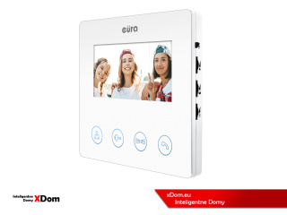 MONITOR ''EURA'' VDA-52A3 - biały, ekran 4.3'', obsługa 2 wejść