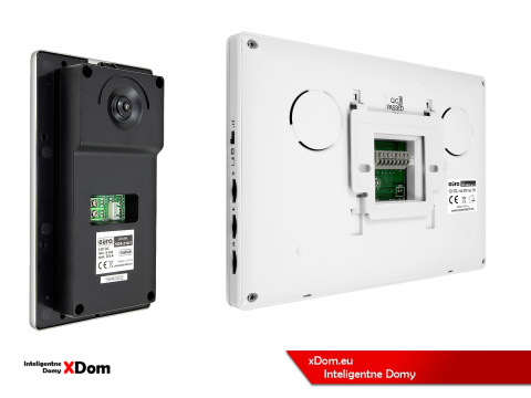 WIDEODOMOFON ''EURA'' CONNECT VDA-21A3_VDA-06A3 BIAŁY kolor 7'' obsługa 1 wejścia