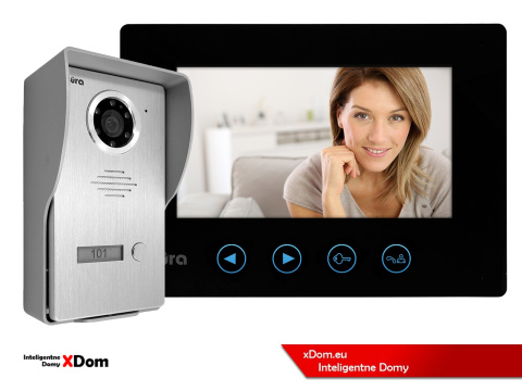 WIDEODOMOFON ''EURA'' CONNECT VDA-21A3_VDA-06A3 CZARNY