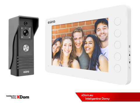 WIDEODOMOFON ''EURA'' CONNECT VDA-78A3_VDA-05A3 BIAŁY