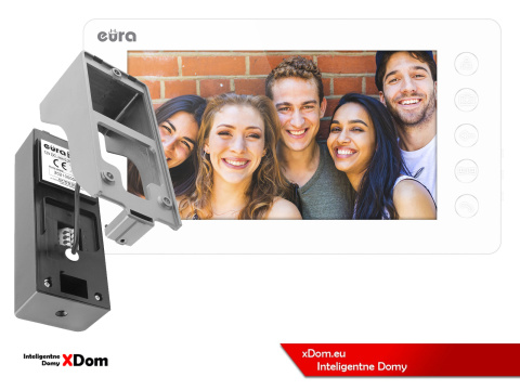 WIDEODOMOFON ''EURA'' CONNECT VDA-78A3_VDA-05A3 BIAŁY