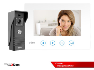 WIDEODOMOFON ''EURA'' CONNECT VDA-78A3_VDA-06A3 BIAŁY