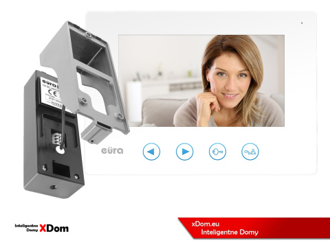 WIDEODOMOFON ''EURA'' CONNECT VDA-78A3_VDA-06A3 BIAŁY