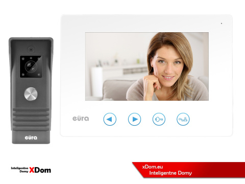 WIDEODOMOFON ''EURA'' CONNECT VDA-78A3_VDA-06A3 BIAŁY