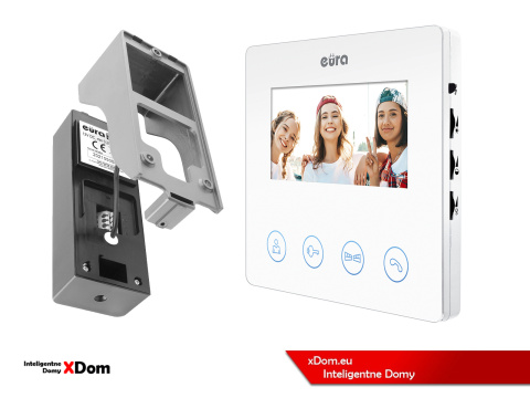WIDEODOMOFON ''EURA'' CONNECT VDA-78A3_VDA-06A3 BIAŁY