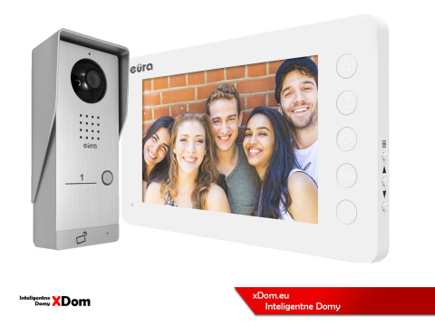 WIDEODOMOFON ''EURA'' CONNECT VDA-91A3_VDA-05A3 CZYTNIK RFID BIAŁY