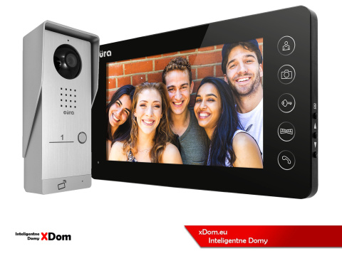 WIDEODOMOFON ''EURA'' CONNECT VDA-91A3_VDA-05A3 CZYTNIK RFID CZARNY