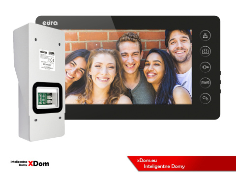 WIDEODOMOFON ''EURA'' CONNECT VDA-91A3_VDA-05A3 CZYTNIK RFID CZARNY