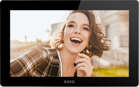 WIDEODOMOFON ''EURA'' VDP-86A3 - czarny, 10''WiFi