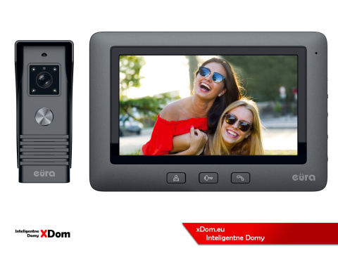 WIDEODOMOFON VDP-45A3 ''ALPHA'' CZARNY kolor 7''