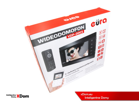 WIDEODOMOFON WIFI VDP-00C5 - biały, monitor 7'' kamera 960p, RFID, szyfrator