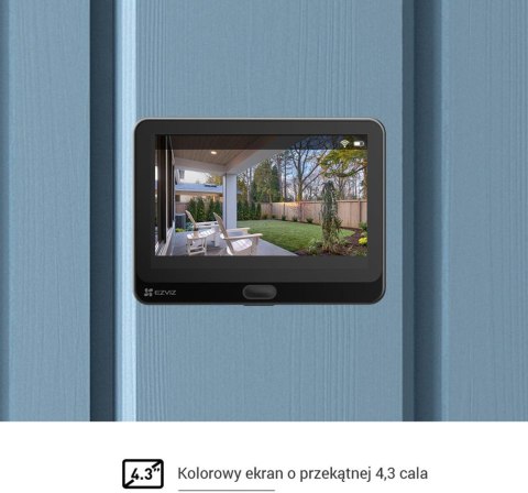 Bezprzewodowy wizjer do drzwi Ezviz HP2 2MP