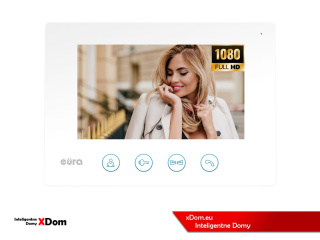 MONITOR ''EURA'' VDA-41A3 ''CONNECT+'' - biały WiFi