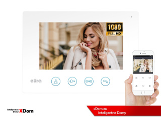 MONITOR ''EURA'' VDA-41A3 ''CONNECT+'' - biały WiFi