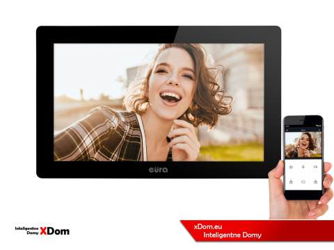 MONITOR ''EURA'' VDA-86A3 ''CONNECT+'' Biały - 10' WiFi