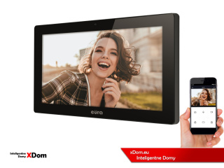 MONITOR ''EURA'' VDA-86A3 ''CONNECT+'' Biały - 10' WiFi