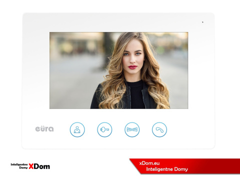 MONITOR EURA VDA-42A3 CONNECT - BIAŁY