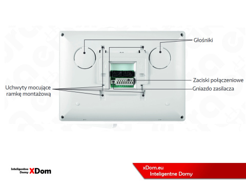 MONITOR EURA VDA-42A3 CONNECT - BIAŁY