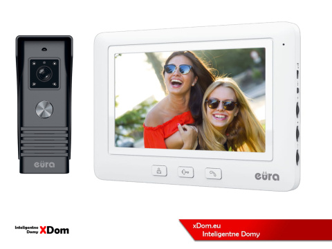 WIDEODOMOFON ''EURA'' VDP-45A3-TY ALPHA+ biały