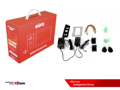 WIDEODOMOFON ''EURA'' VDP-97C5 - biały, dotykowy, LCD 7'', AHD, WiFi