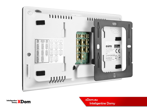 WIDEODOMOFON ''EURA'' VDP-97C5 - czarny, dotykowy, LCD 7'', AHD, WiFi
