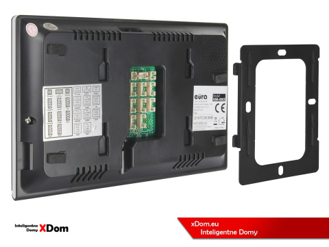 WIDEODOMOFON ''EURA'' VDP-97C5 - czarny, dotykowy, LCD 7'', AHD, WiFi