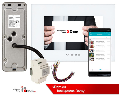 Wideodomofon Vidos S10 i monitorem M10W-X WiFi