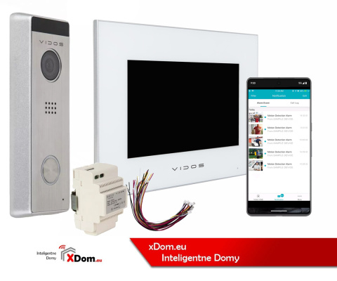 Wideodomofon Vidos S10 i monitorem M10W-X WiFi