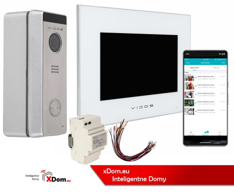 Wideodomofon Vidos S10 i monitorem M10W-X WiFi