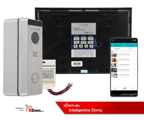 Wideodomofon Vidos S10 i monitorem M11B-X WiFi