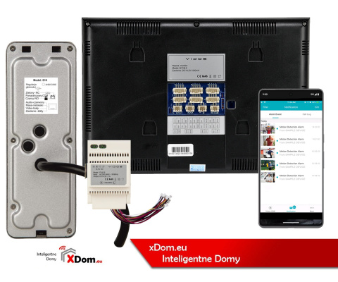 Wideodomofon Vidos S10 i monitorem M11B-X WiFi