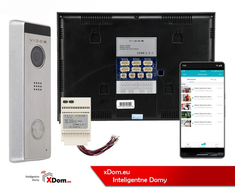 Wideodomofon Vidos S10 i monitorem M11B-X WiFi
