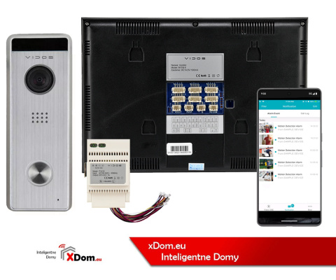 Wideodomofon Vidos S10 i monitorem M11B-X WiFi