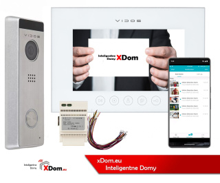 Wideodomofon Vidos S10 i monitorem M11W-X WiFi