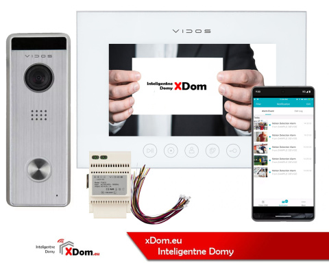 Wideodomofon Vidos S10 i monitorem M11W-X WiFi