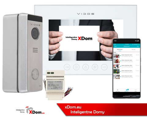 Wideodomofon Vidos S10 i monitorem M11W-X WiFi