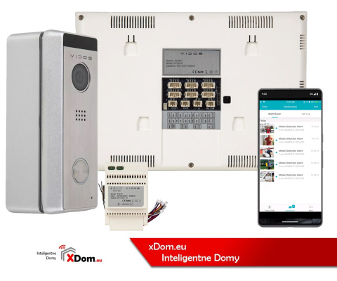 Wideodomofon Vidos S10 i monitorem M11W-X WiFi