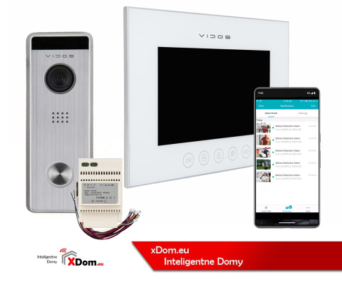 Wideodomofon Vidos S10 i monitorem M11W-X WiFi