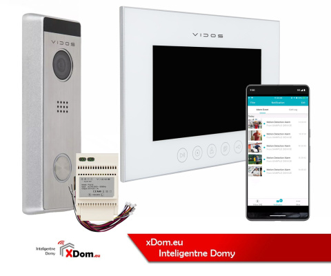 Wideodomofon Vidos S10 i monitorem M11W-X WiFi